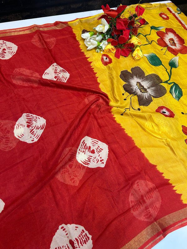 Malmal Cotton Saree MU28 - Sri Sakthi Pugazh Tex - Cotton Saree