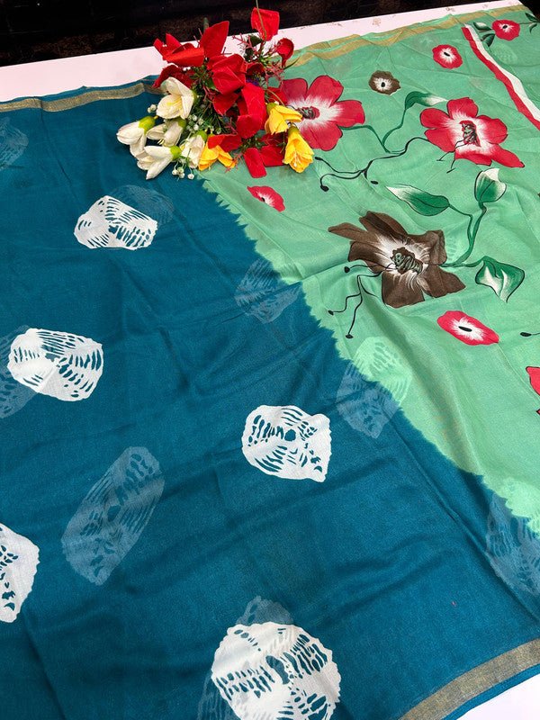 Malmal Cotton Saree MU32 - Sri Sakthi Pugazh Tex - Cotton Saree