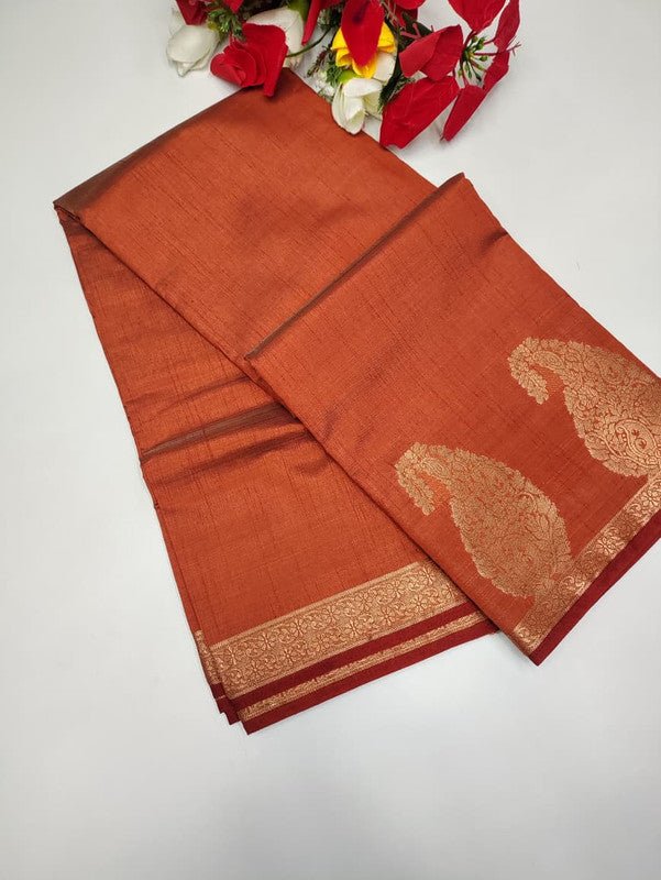 Mango Banarasi Raw Silk MB05 - Sri Sakthi Pugazh Tex - Saree