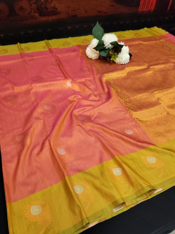 Mayil Thogai Soft Silk Saree for Party Wear Women