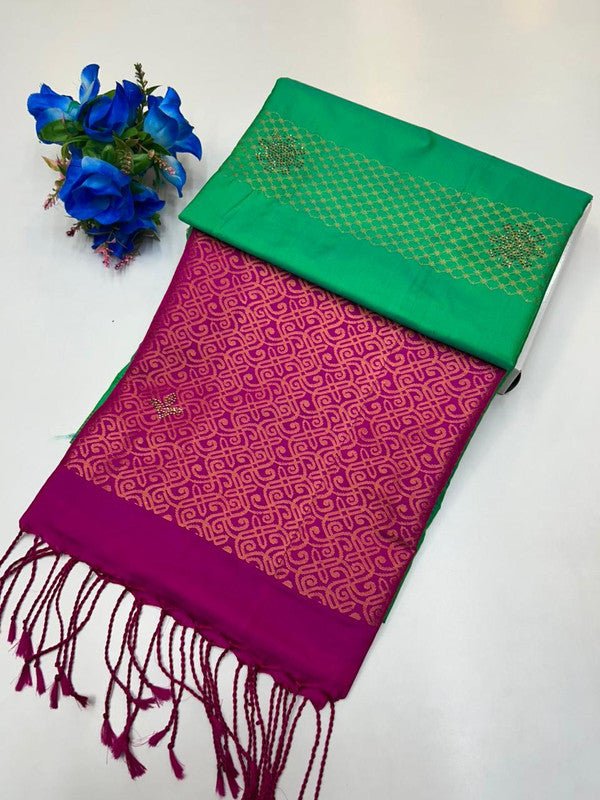 Mehandi Luxury Border Less BT-6 MHL142 - Sri Sakthi Pugazh Tex - Mehandi