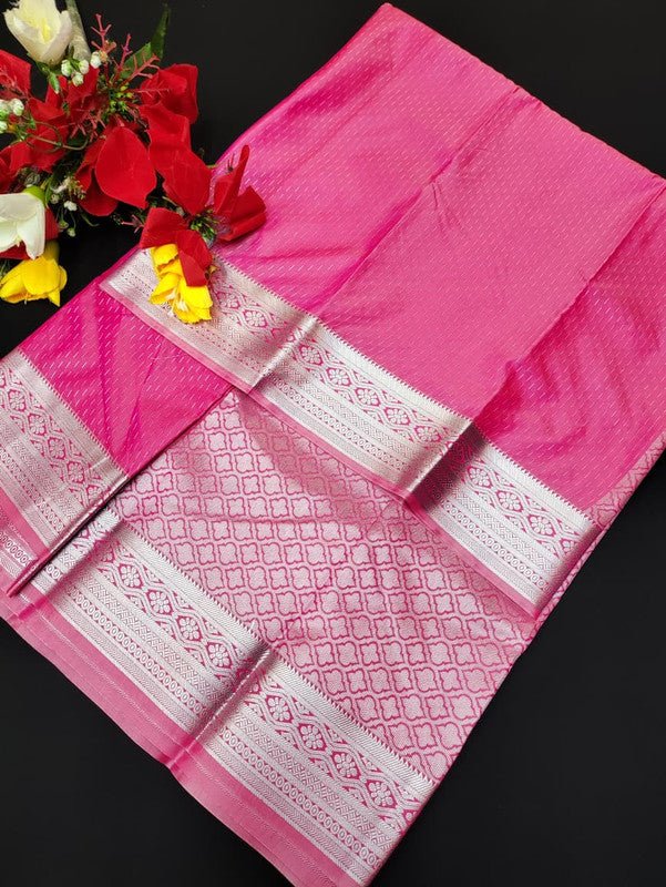 Monica Silver Jari Saree MSJ02