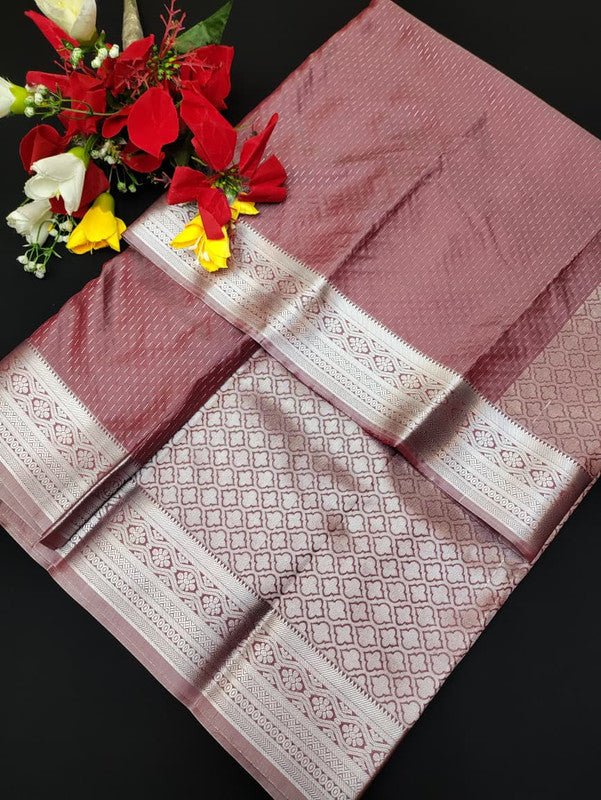 Monica Silver Jari Saree MSJ03