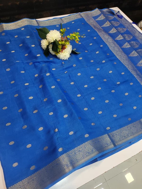 Mysore Silk Inspired Saree for |Party & Festive Wear| MYP11 - Sri Sakthi Pugazh Tex - Mysore Silk