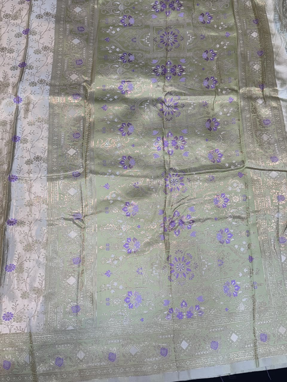 Nangai Satin Soft Saree with |Jacquard Blouse| PNG16 - Sri Sakthi Pugazh Tex - Nangai Saree