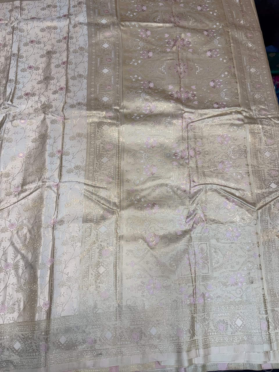 Nangai Satin Soft Saree with |Jacquard Blouse| PNG18 - Sri Sakthi Pugazh Tex - Nangai Saree