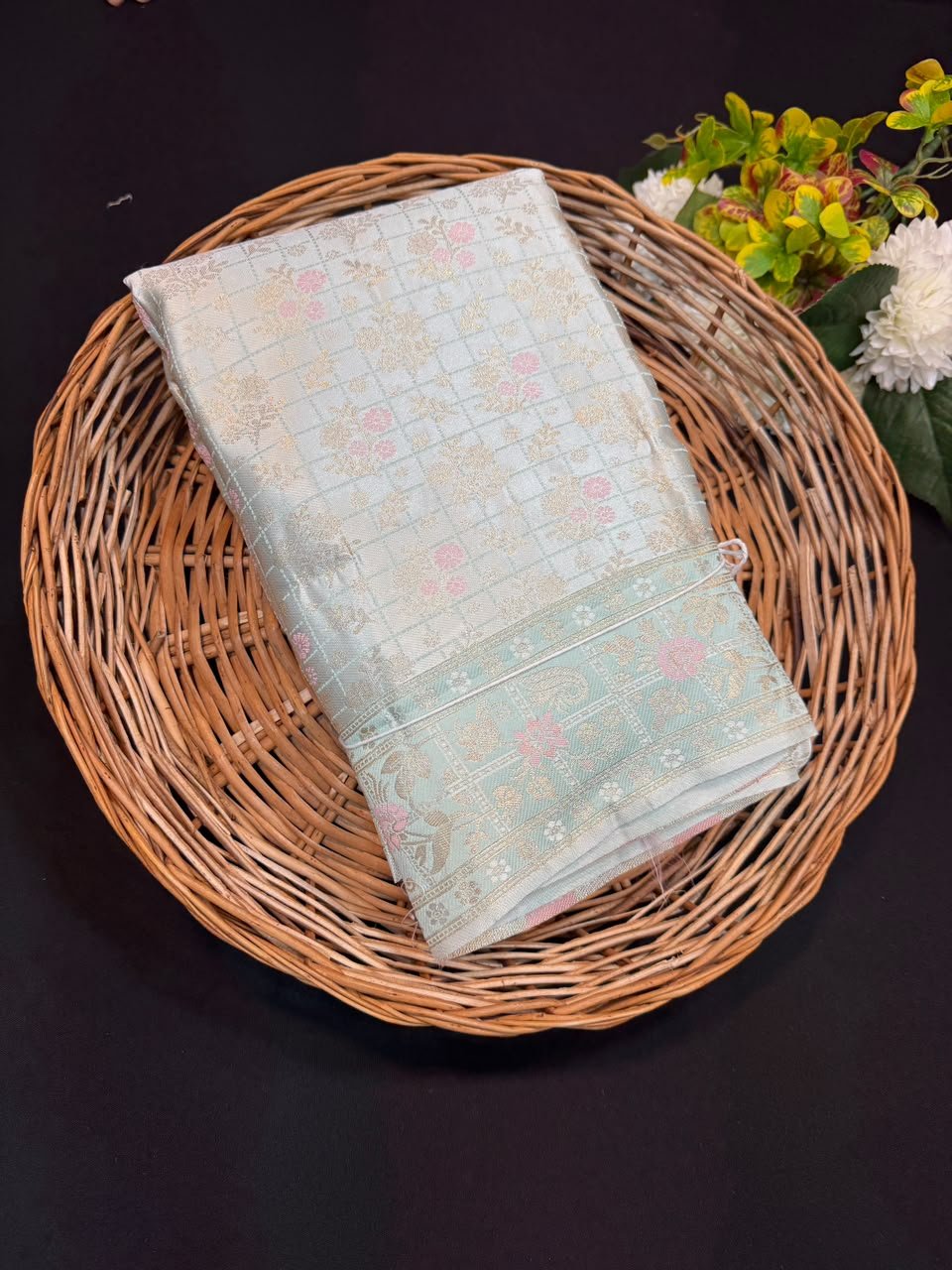 Nangai Satin Soft Saree with |Jacquard Blouse| PNG19 - Sri Sakthi Pugazh Tex - Nangai Saree