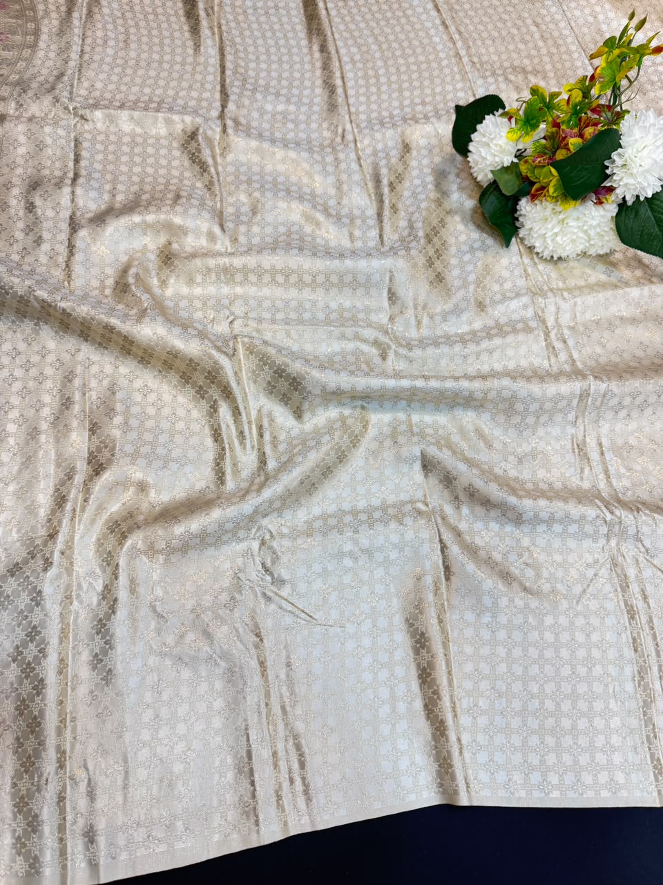 Nangai Satin Soft Saree with |Jacquard Blouse| PNG20 - Sri Sakthi Pugazh Tex - Nangai Saree