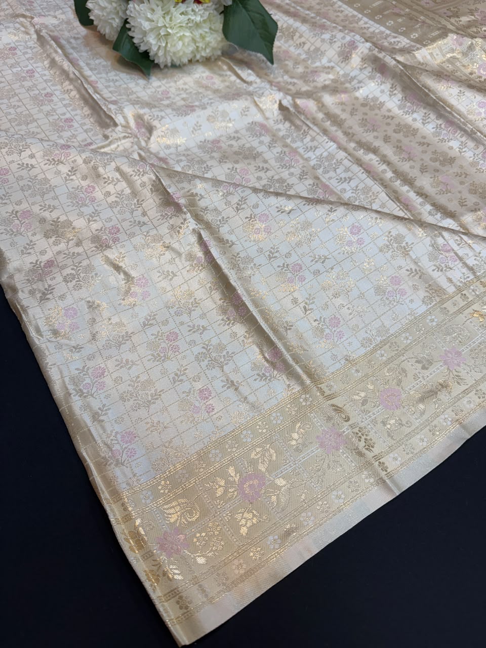 Nangai Satin Soft Saree with |Jacquard Blouse| PNG20 - Sri Sakthi Pugazh Tex - Nangai Saree