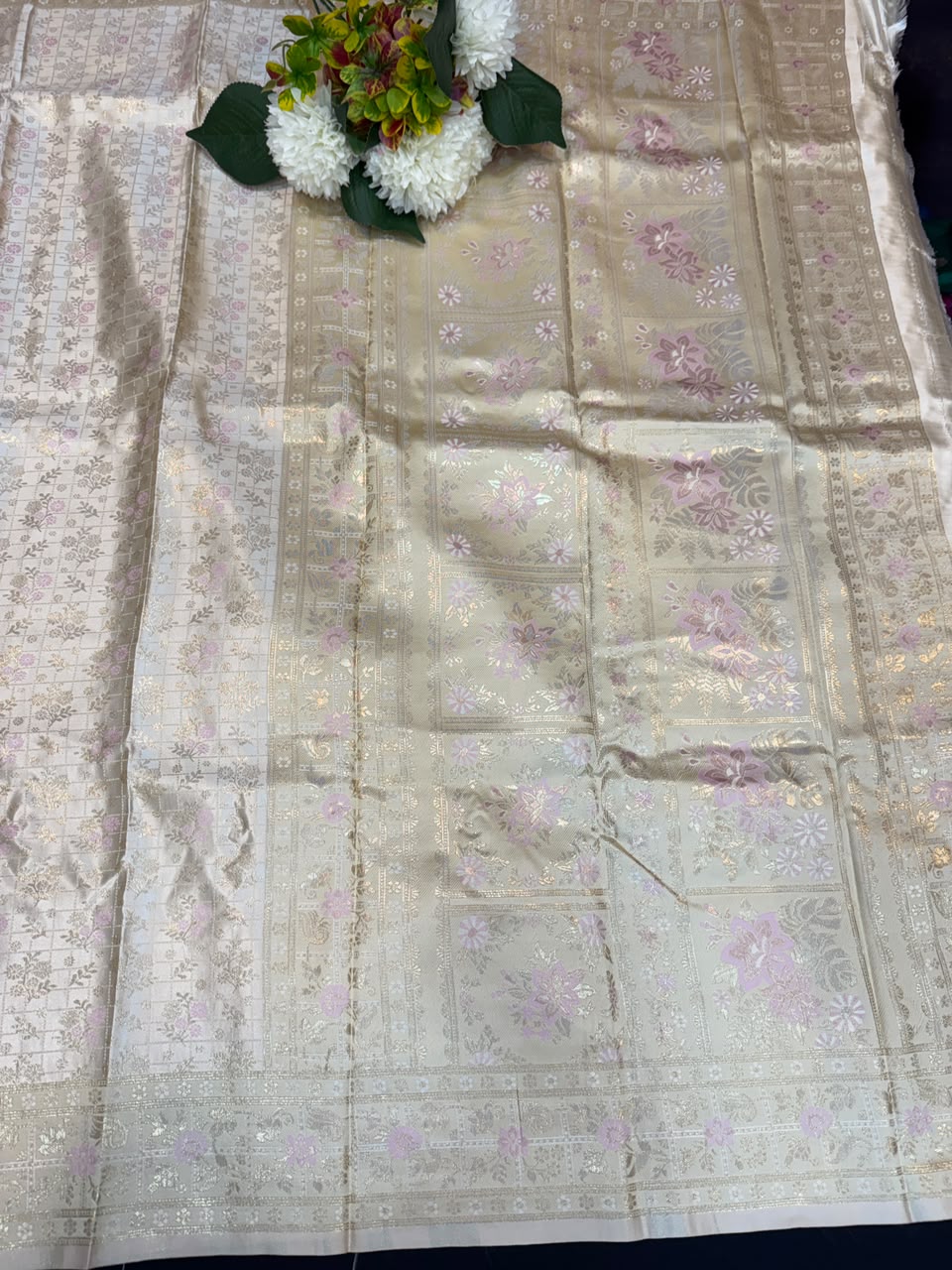Nangai Satin Soft Saree with |Jacquard Blouse| PNG20 - Sri Sakthi Pugazh Tex - Nangai Saree