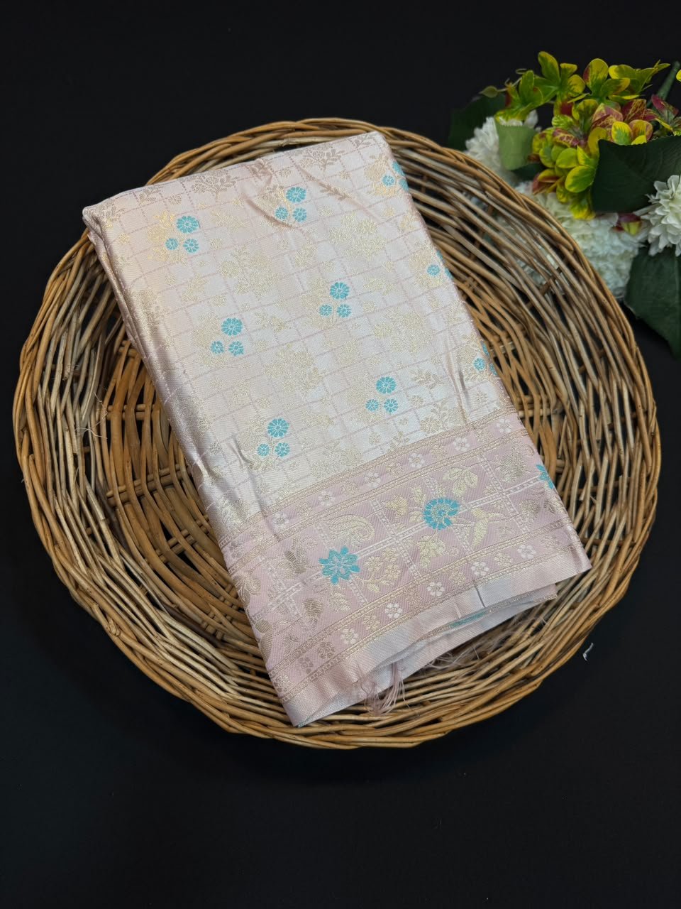 Nangai Satin Soft Saree with |Jacquard Blouse| PNG21 - Sri Sakthi Pugazh Tex - Nangai Saree
