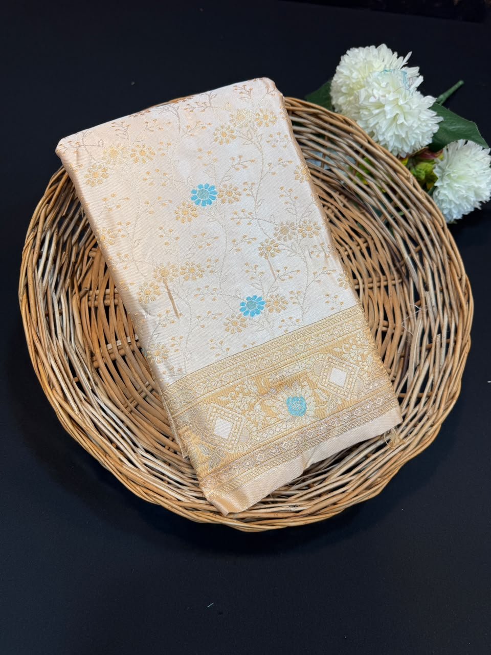 Nangai Satin Soft Saree with |Jacquard Blouse| PNG25 - Sri Sakthi Pugazh Tex - Nangai Saree