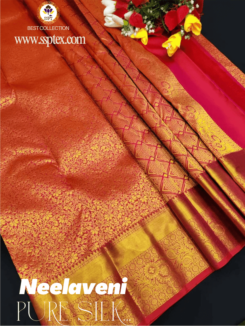 Neelaveni Pure Pattu Silk E50 - Sri Sakthi Pugazh Tex E50 - Pure Silk