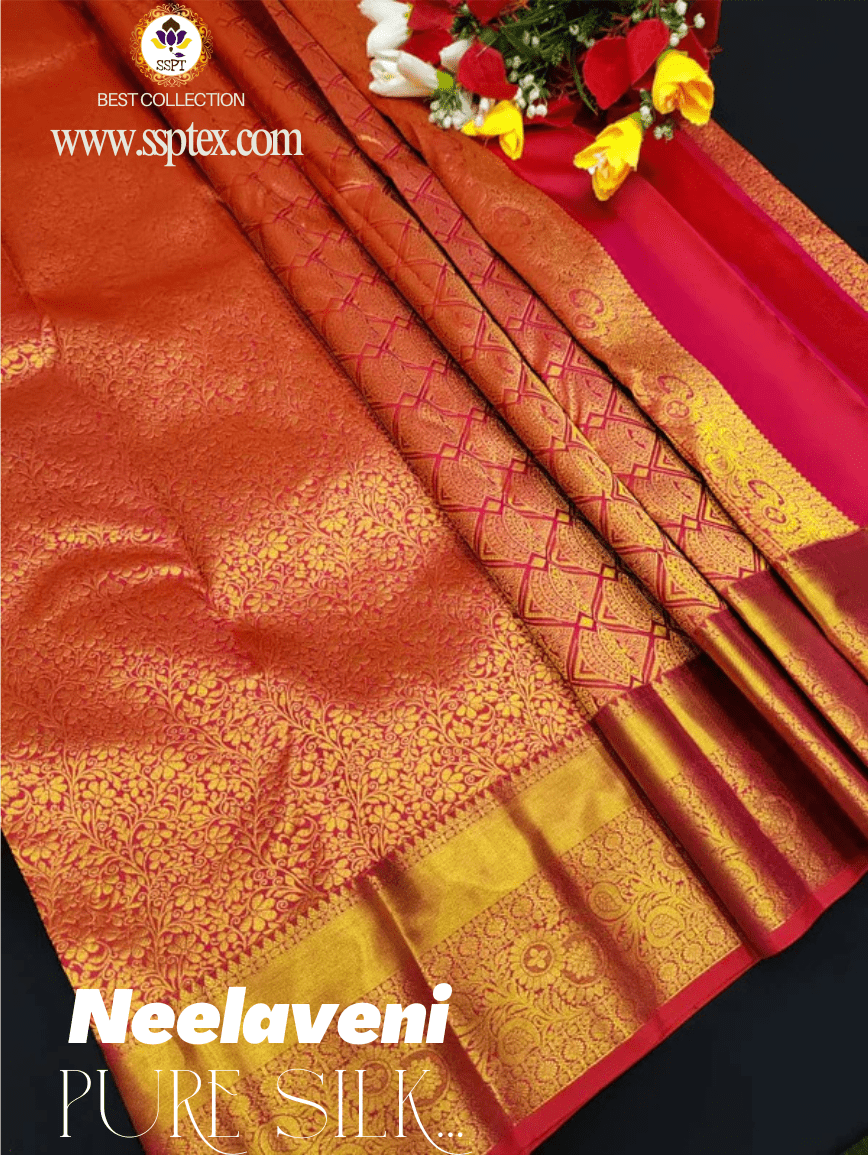Neelaveni Pure Pattu Silk E50 - Sri Sakthi Pugazh Tex E50 - Pure Silk