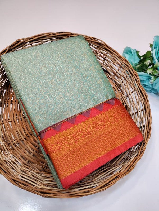 Offer Semi Silk | Mild Damage Saree | (B-1) | FF19 - Sri Sakthi Pugazh Tex - Semi Silk