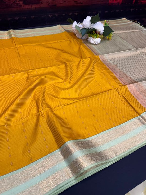 Offer Semi Silk Mild Damage Saree for Party Wear