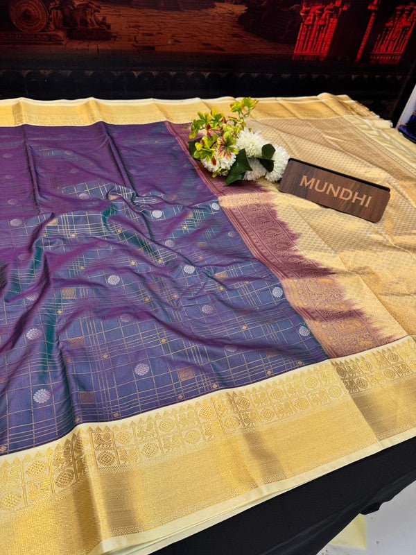 Offer Semi Silk | Mild Damage Saree | FF112 - Sri Sakthi Pugazh Tex - Semi Silk