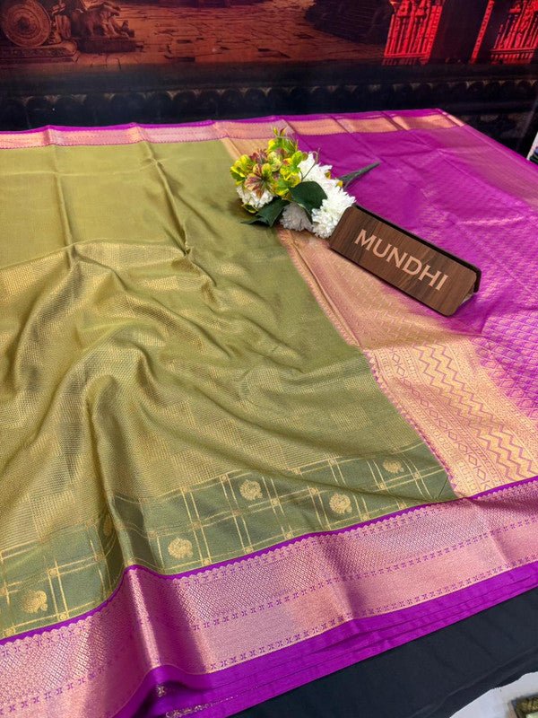 Offer Semi Silk | Mild Damage Saree | FF127 - Sri Sakthi Pugazh Tex - Semi Silk
