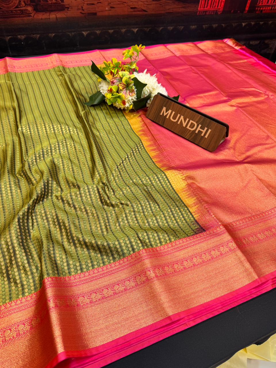 Offer Semi Silk | Mild Damage Saree | FF178 - Sri Sakthi Pugazh Tex - Semi Silk