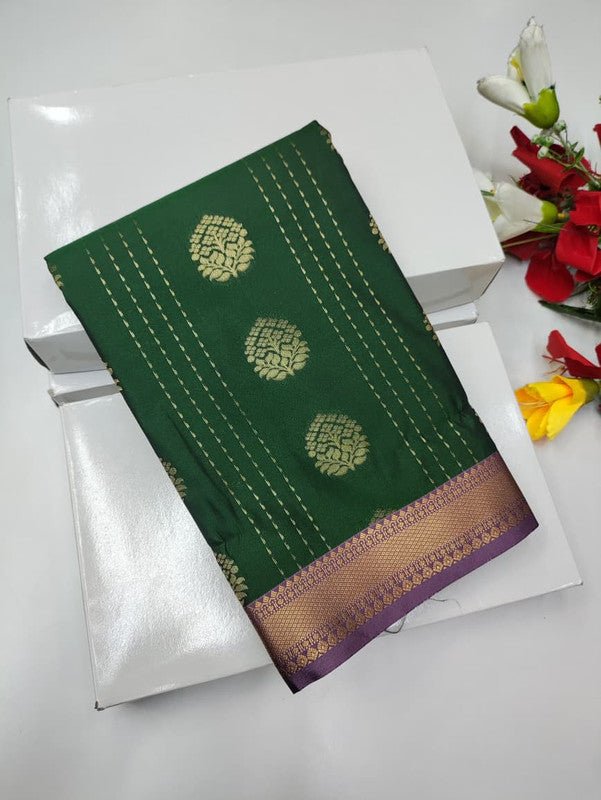 Offer  Semi Silk Saree MXG104