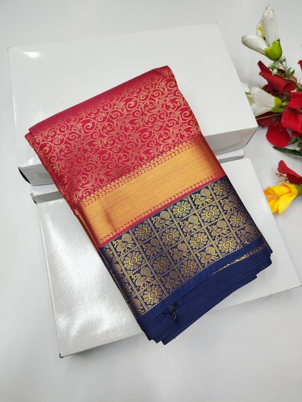 Offer Semi Silk Saree MXG78