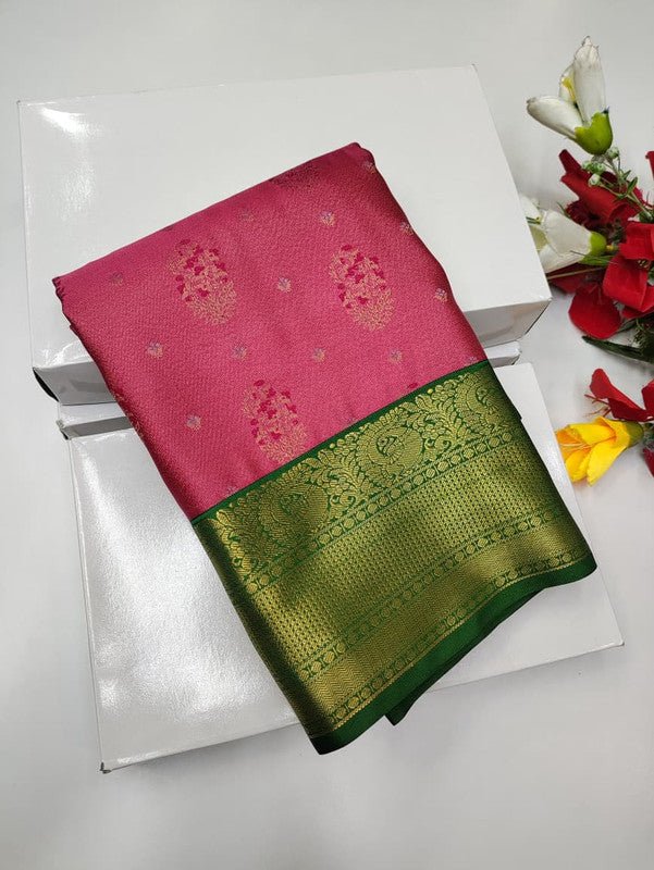Offer Semi Silk Saree MXG81