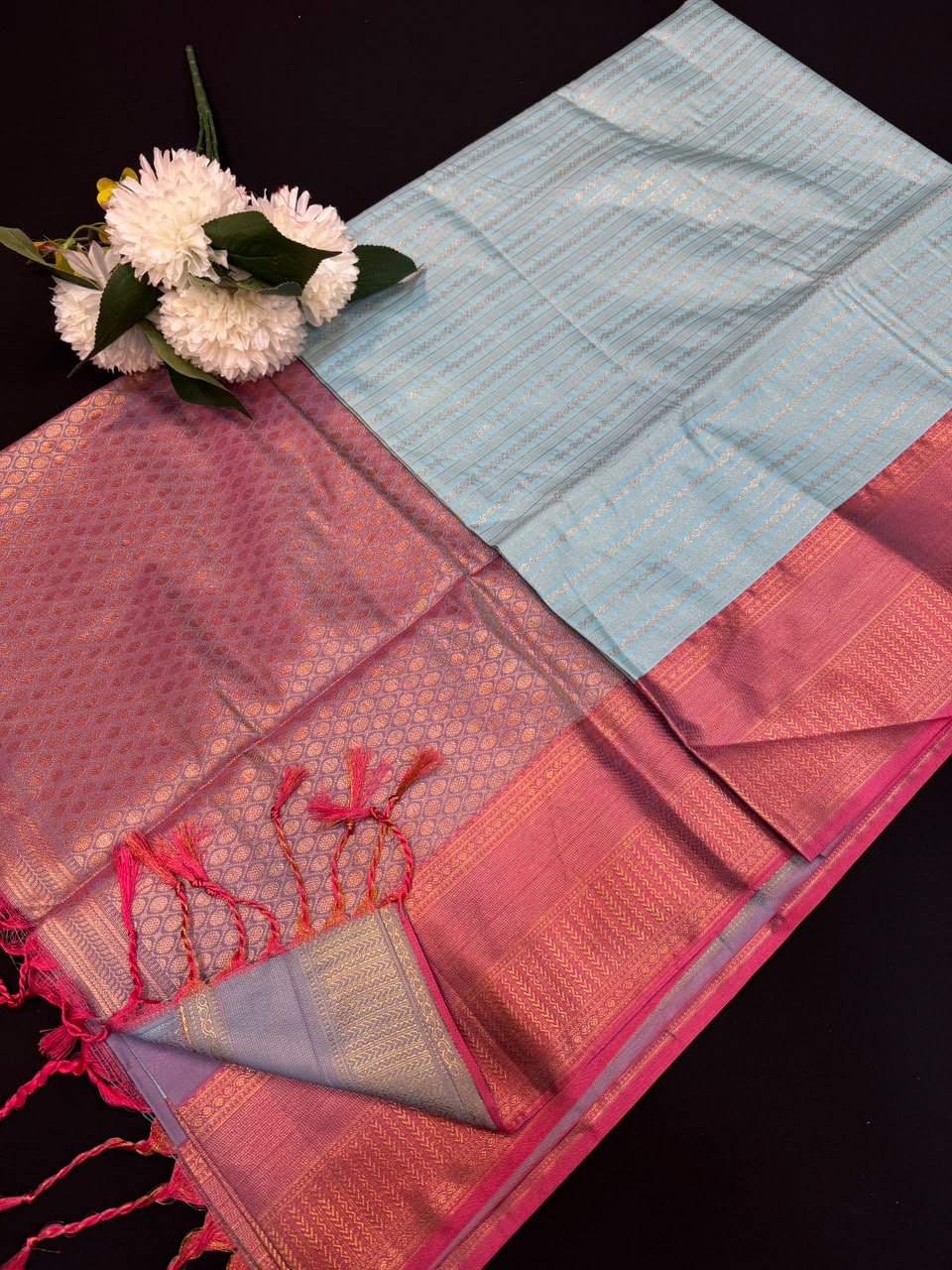 Offer Semi Silk | Zari Work | ABC15 - Sri Sakthi Pugazh Tex - soft