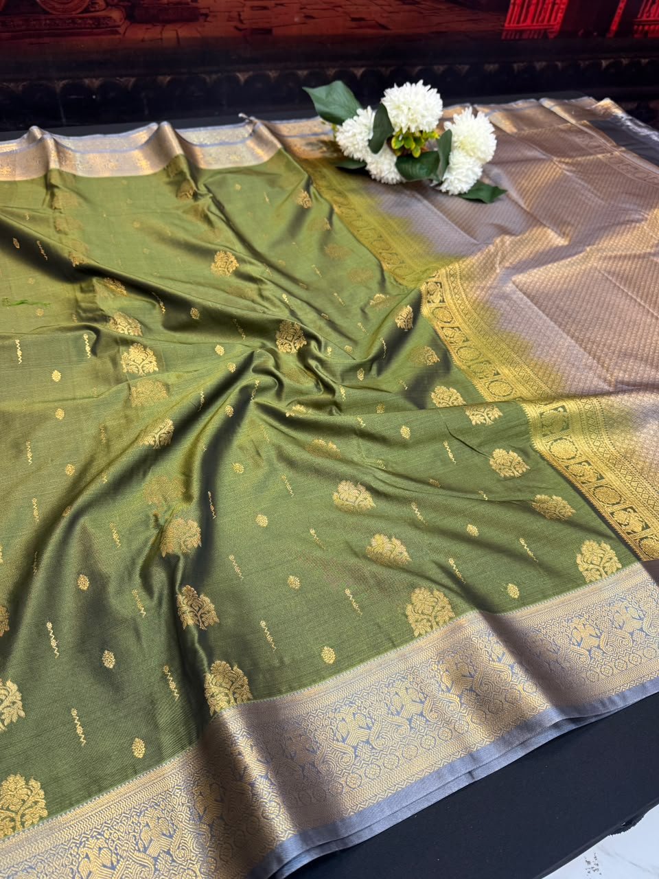 Offer Semi Silk | Zari Work | EEE01 - Sri Sakthi Pugazh Tex - Fancy