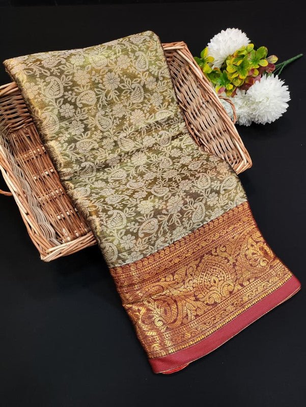 One Gram Tissue | Take 2 Saree Each @300| NGT06 - Sri Sakthi Pugazh Tex NGT06 - Tissue type