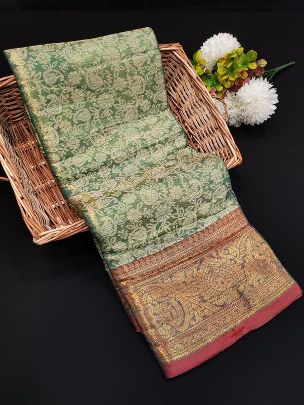 One Gram Tissue | Take 2 Saree Each @300 | NGT08 - Sri Sakthi Pugazh Tex NGT08 - Tissue type