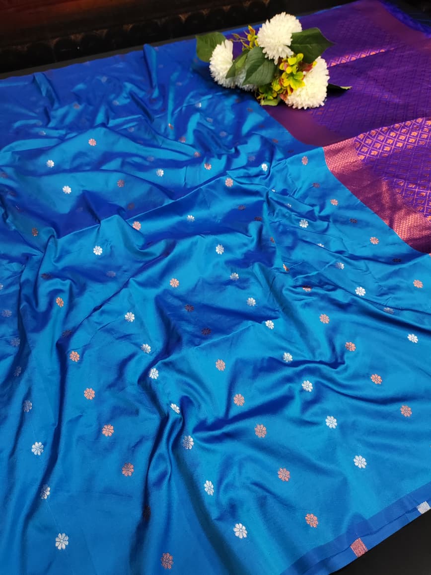 Padhumai Zari Soft Silk Saree for |Party & Festival Wear| P13 - Sri Sakthi Pugazh Tex - Padhumai Soft Silk