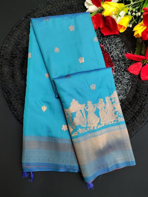 Pallaku Soft Silk RSE22 - Sri Sakthi Pugazh Tex - Silk Saree