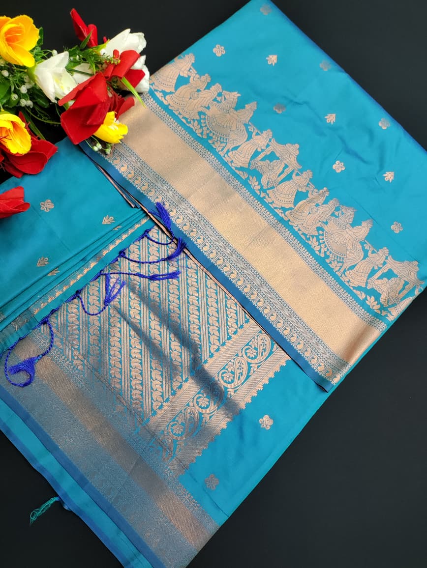 Pallaku Soft Silk RSE22 - Sri Sakthi Pugazh Tex - Silk Saree