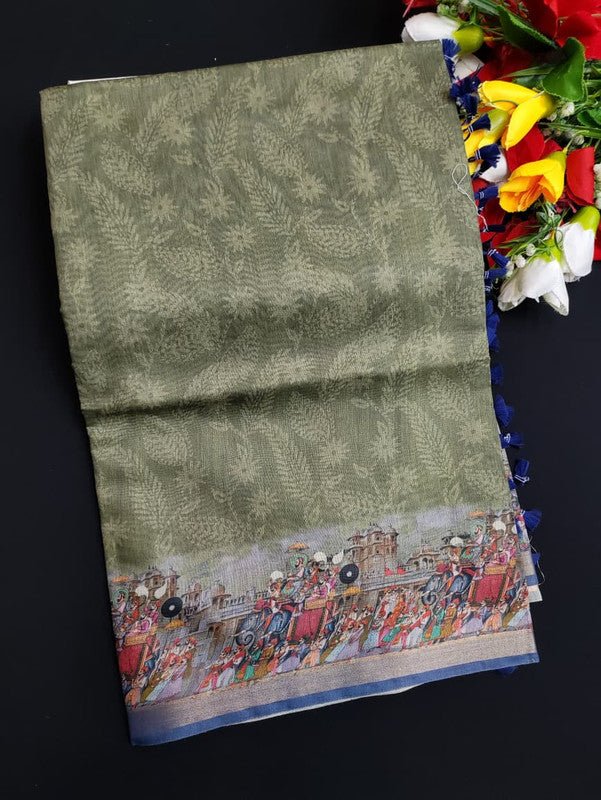Paper Silk Saree PEP04 - Sri Sakthi Pugazh Tex - Cotton saree