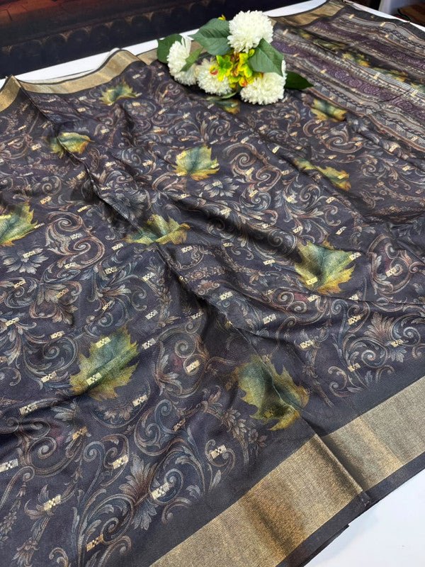 Preethi Fancy Printed Saree in premium fancy fabric for party wear