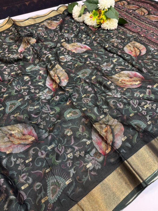 Preethi Fancy Printed Saree in premium fancy fabric for party wear
