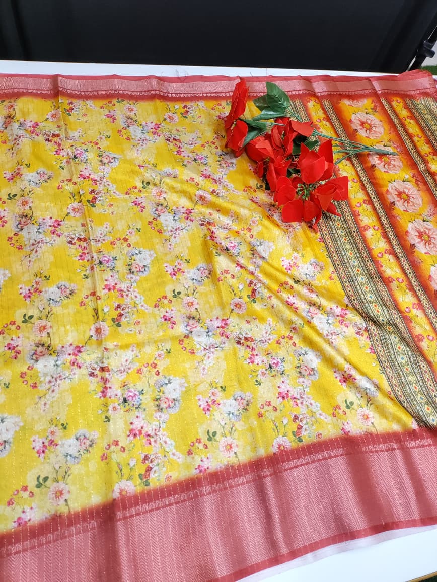 Premium Dola Silk Saree PD40