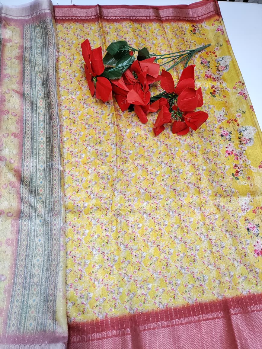 Buy Premium Dola Silk Saree PD40 for only ₹449.00 at Sri Sakthi Pugazh Tex!