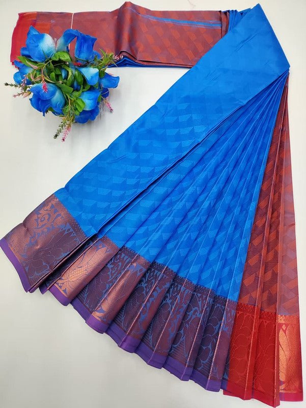 Premium Poontamil Soft Silk Saree with |Jacquard Blouse| PPC207 - Sri Sakthi Pugazh Tex - Premium Poontamil