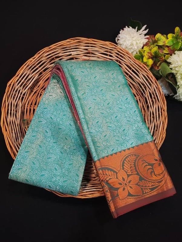 Premium Poontamil Tissue Saree in soft silk for party wear