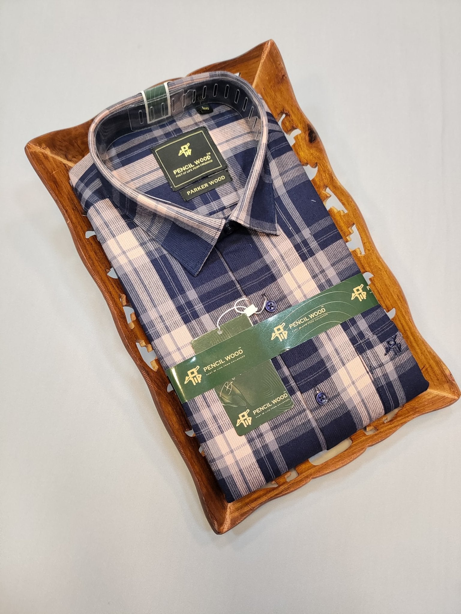 Casual premium cotton checked shirt for men in India