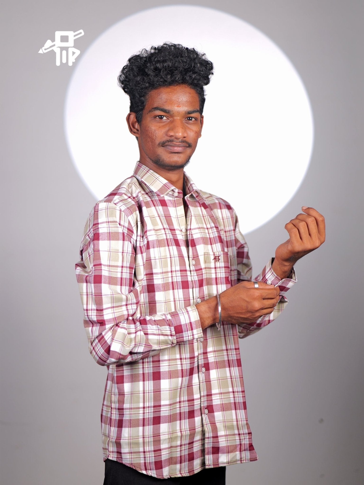 Premium Cotton Checked Shirt for Men suitable for office wear