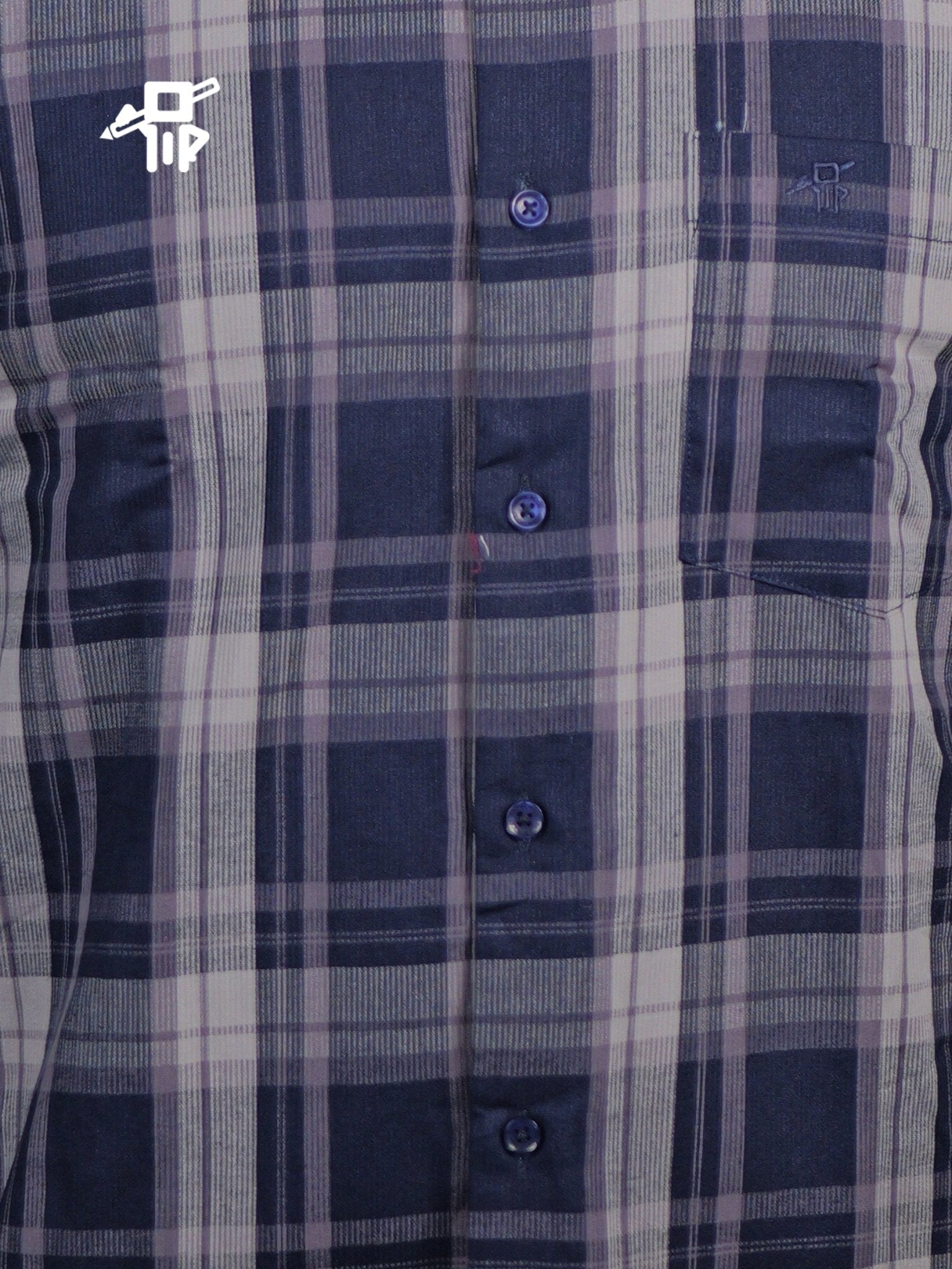 Stylish cotton checked shirt for men with classic checked design