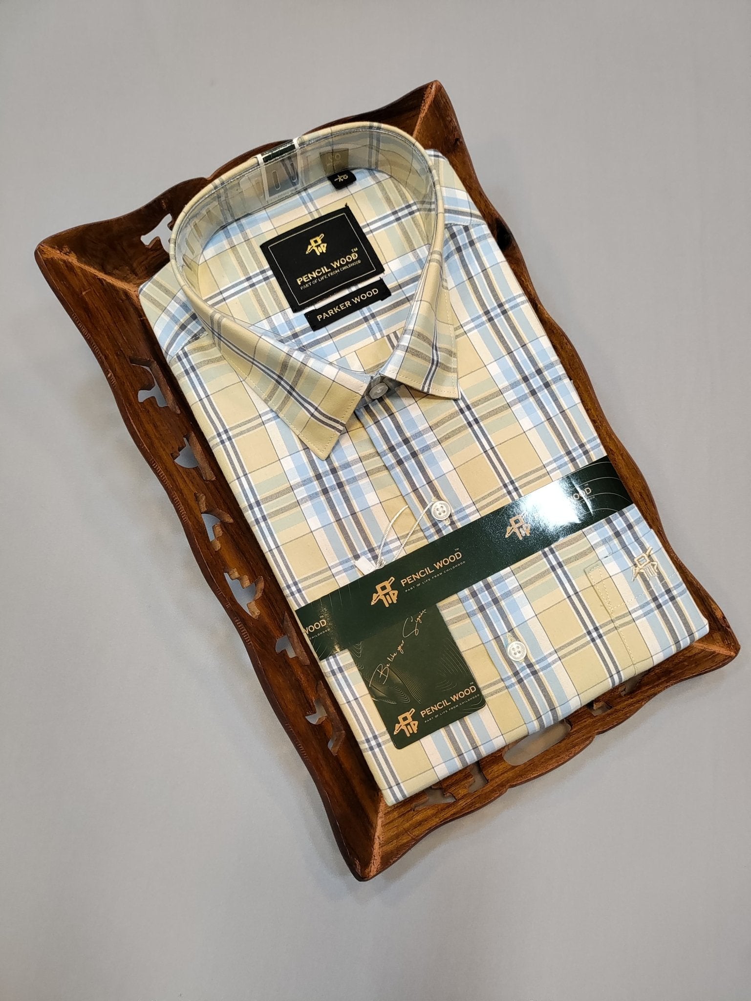 Comfortable cotton checked shirt for party and everyday wear