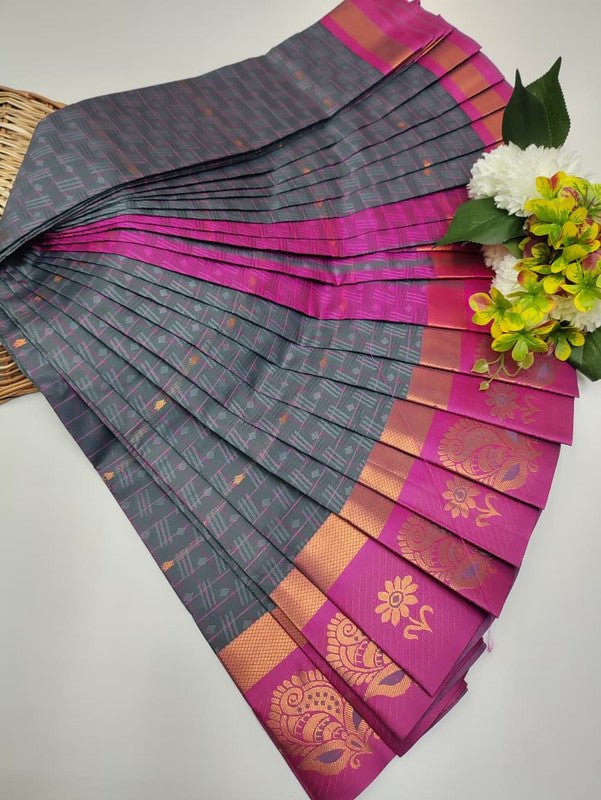 Premium Sivaranjini Saree with elegant Zari work for wedding wear
