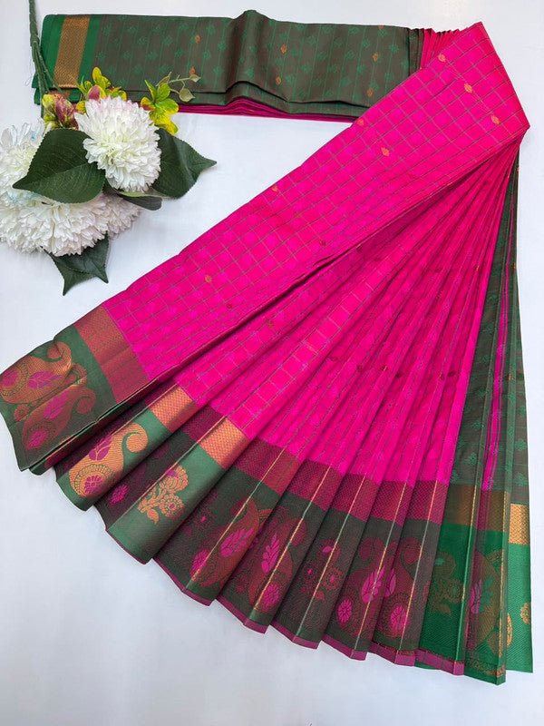 Premium Sivaranjini Saree with elegant Zari work for wedding wear