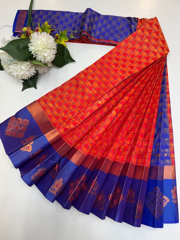 Premium Sivaranjini Saree with elegant Zari work for wedding wear
