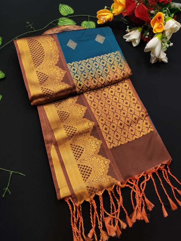 Priyanka Semi Pattu Saree LSP08 - Sri Sakthi Pugazh Tex LSP08 - Semi Silk