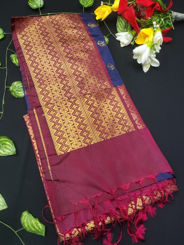 Priyanka Semi Pattu Saree LSP350 - Sri Sakthi Pugazh Tex - Semi Silk
