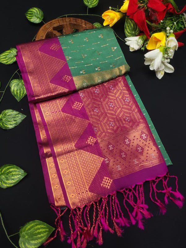 Priyanka Semi Pattu Saree LSP408 - Sri Sakthi Pugazh Tex - Semi Silk